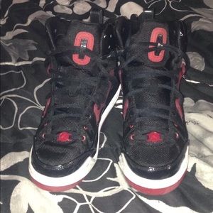 Jordan | Shoes | Black Red Jordans In Excellent Condition | Poshmark